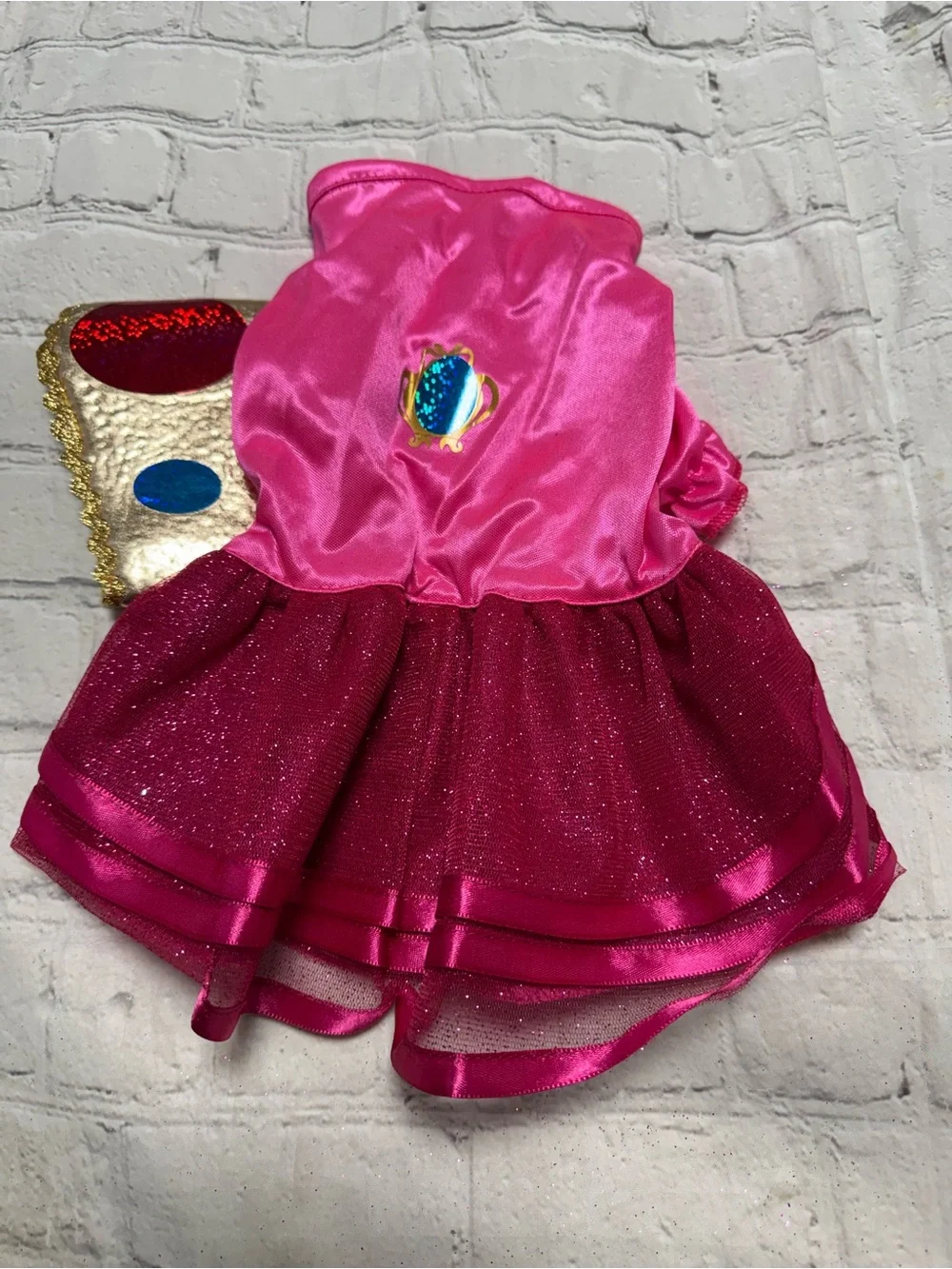 Pet Warrior Pet PRINCESS Costume Dress with Crown.